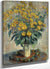 Jerusalem Artichoke Flowers By Claude Monet
