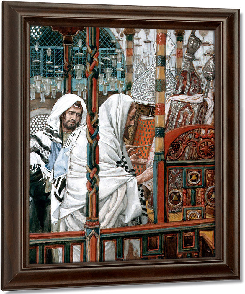 Jesus Teaching In The Synagogue By James Tissot