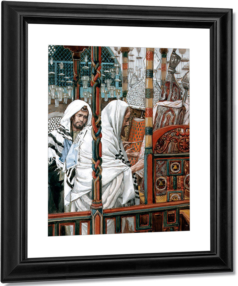 Jesus Teaching In The Synagogue By James Tissot