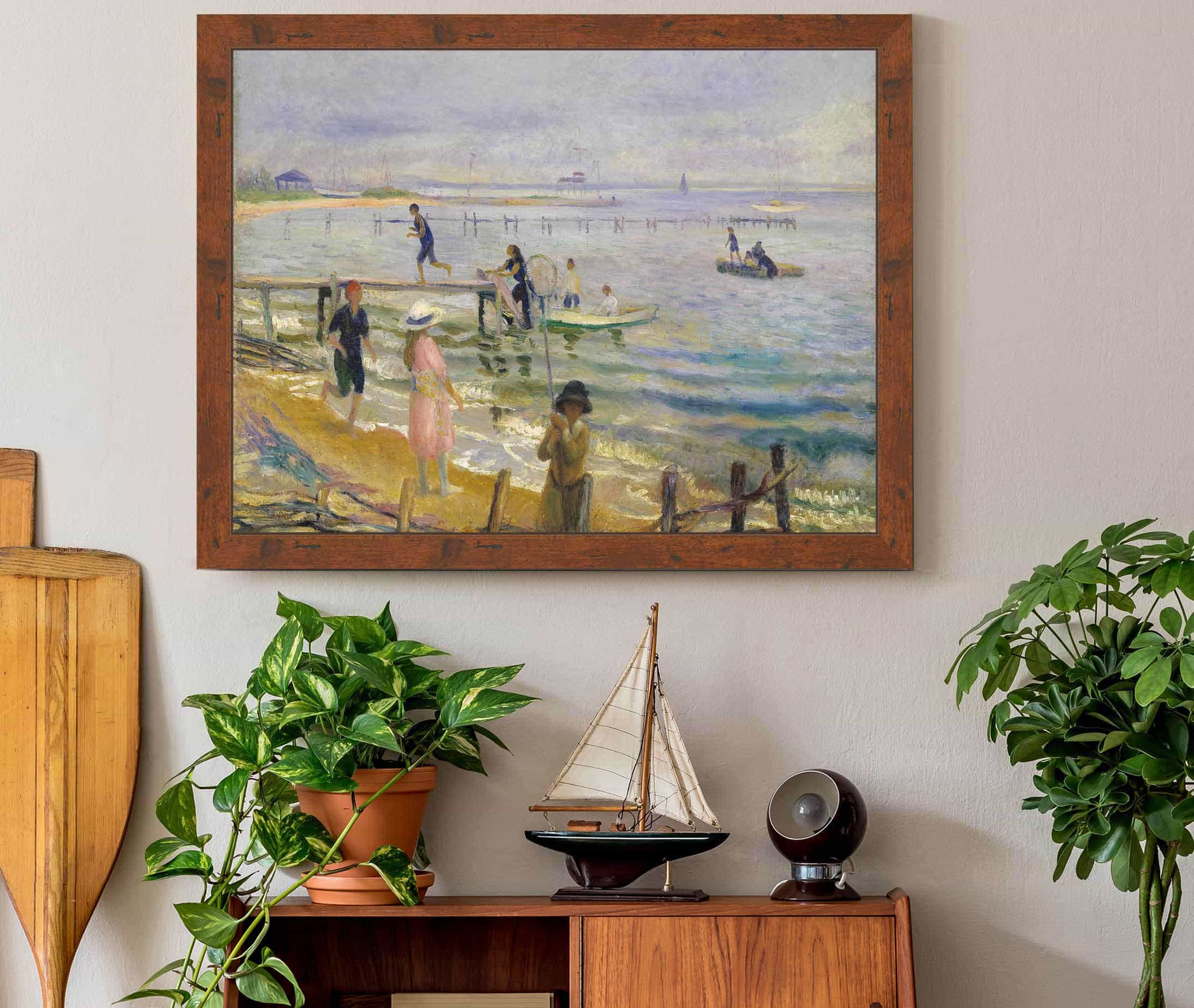 Jetties At Bellport by William James Glackens