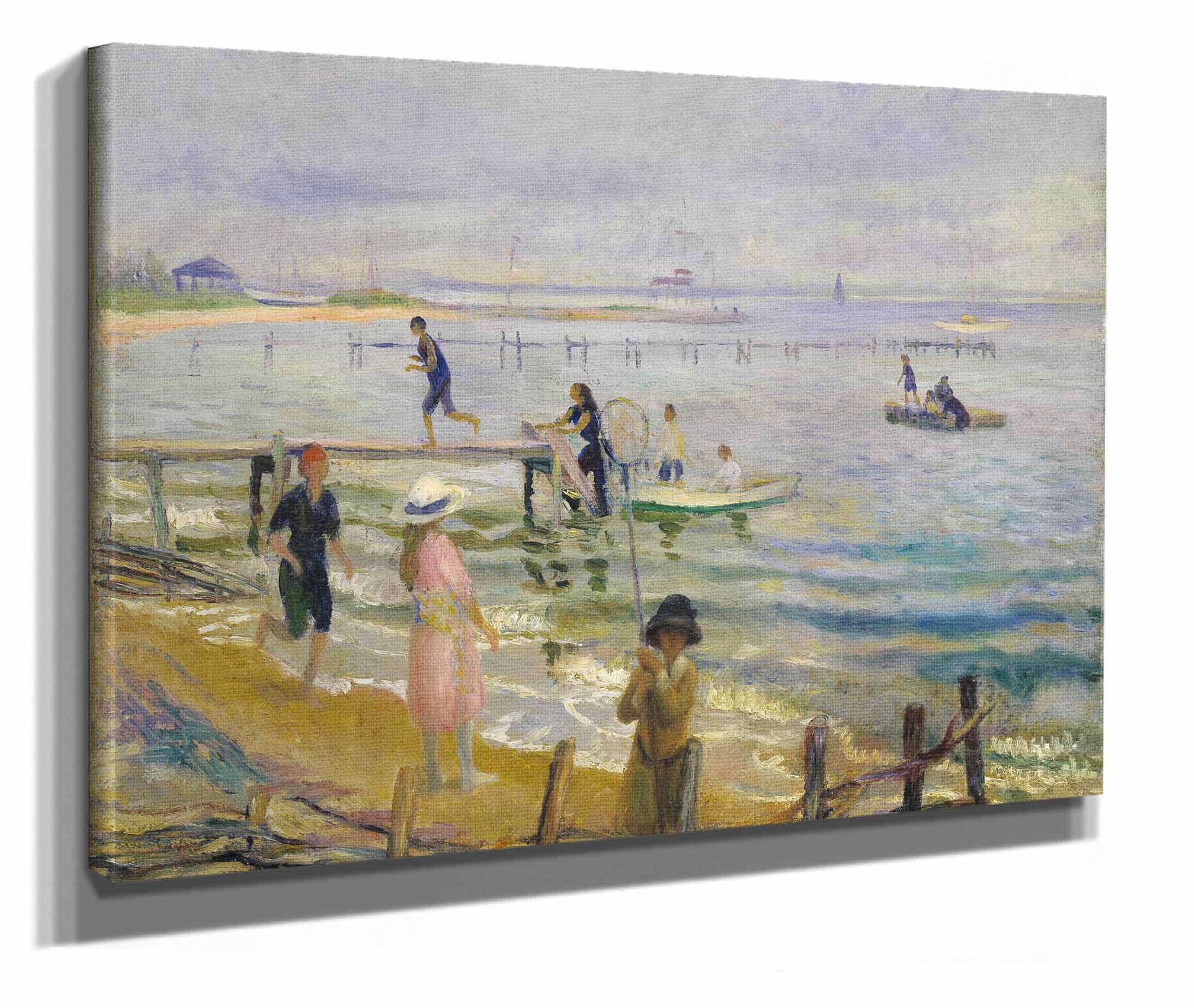 Jetties At Bellport by William James Glackens