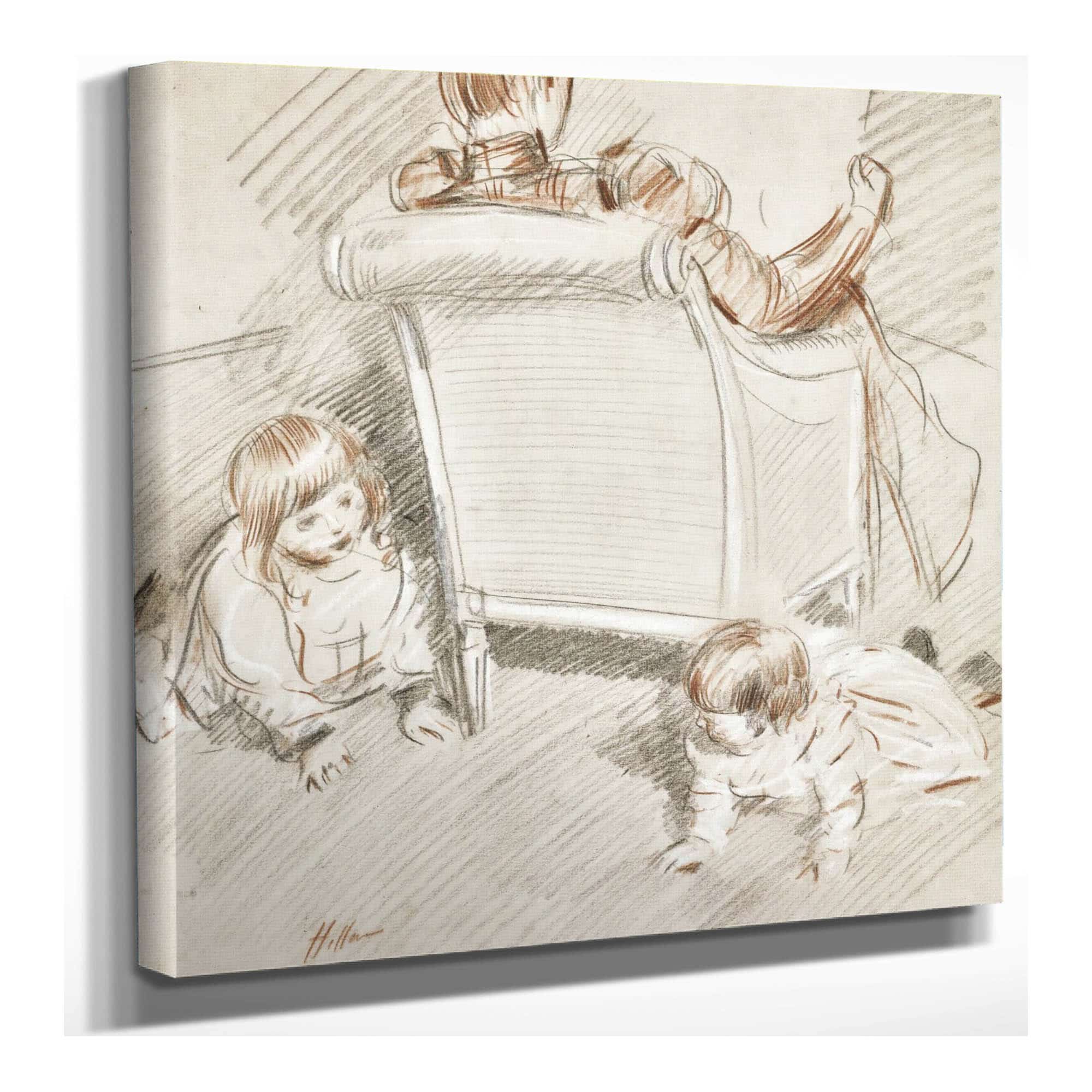 Jeu Denfants by Paul Cesar Helleu