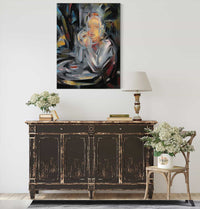 Jeune Assis A Table Face A Une Tasse by Maria Blanchard