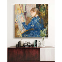 Jeune Fille Ecrivant by Berthe Morisot