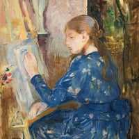 Jeune Fille Ecrivant by Berthe Morisot