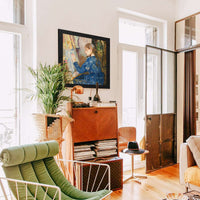 Jeune Fille Ecrivant by Berthe Morisot