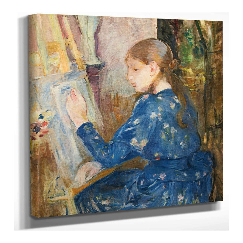 Jeune Fille Ecrivant by Berthe Morisot