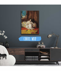 Jeune Fille Mauresque Assise Dans Un Riche Interieur Almee by Theodore Chasseriau