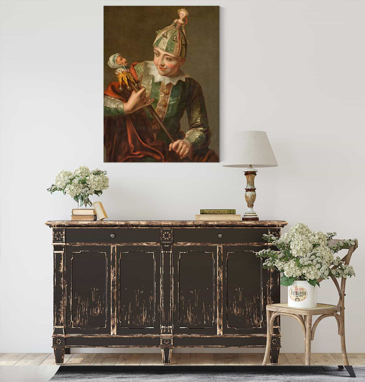 Jeune Garcon En Costume De Folie by Philippe Mercier