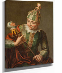 Jeune Garcon En Costume De Folie by Philippe Mercier