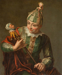 Jeune Garcon En Costume De Folie by Philippe Mercier