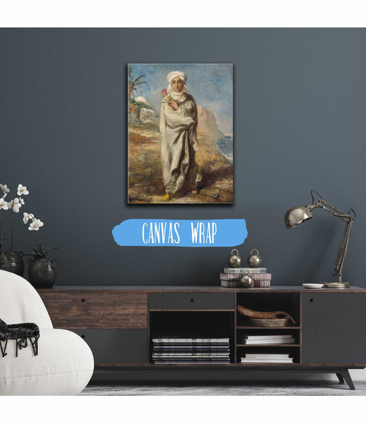 Jeune Homme Arabe Debout by Theodore Chasseriau