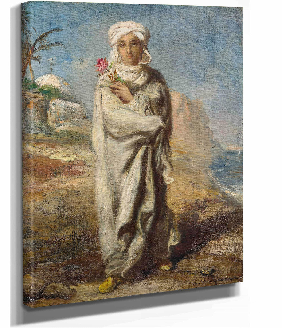 Jeune Homme Arabe Debout by Theodore Chasseriau