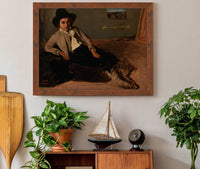 Jeune Italien Assis by Jean Baptiste Camille Corot