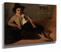 Jeune Italien Assis by Jean Baptiste Camille Corot