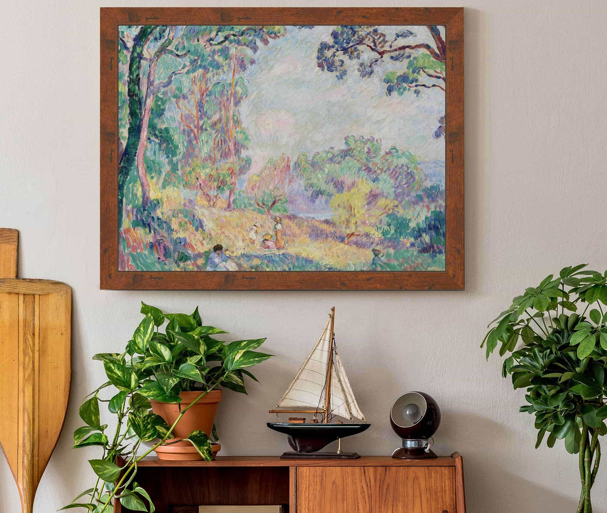 Jeunes Femmes Et Fillettes Dans Un Paysage by Henri Lebasque