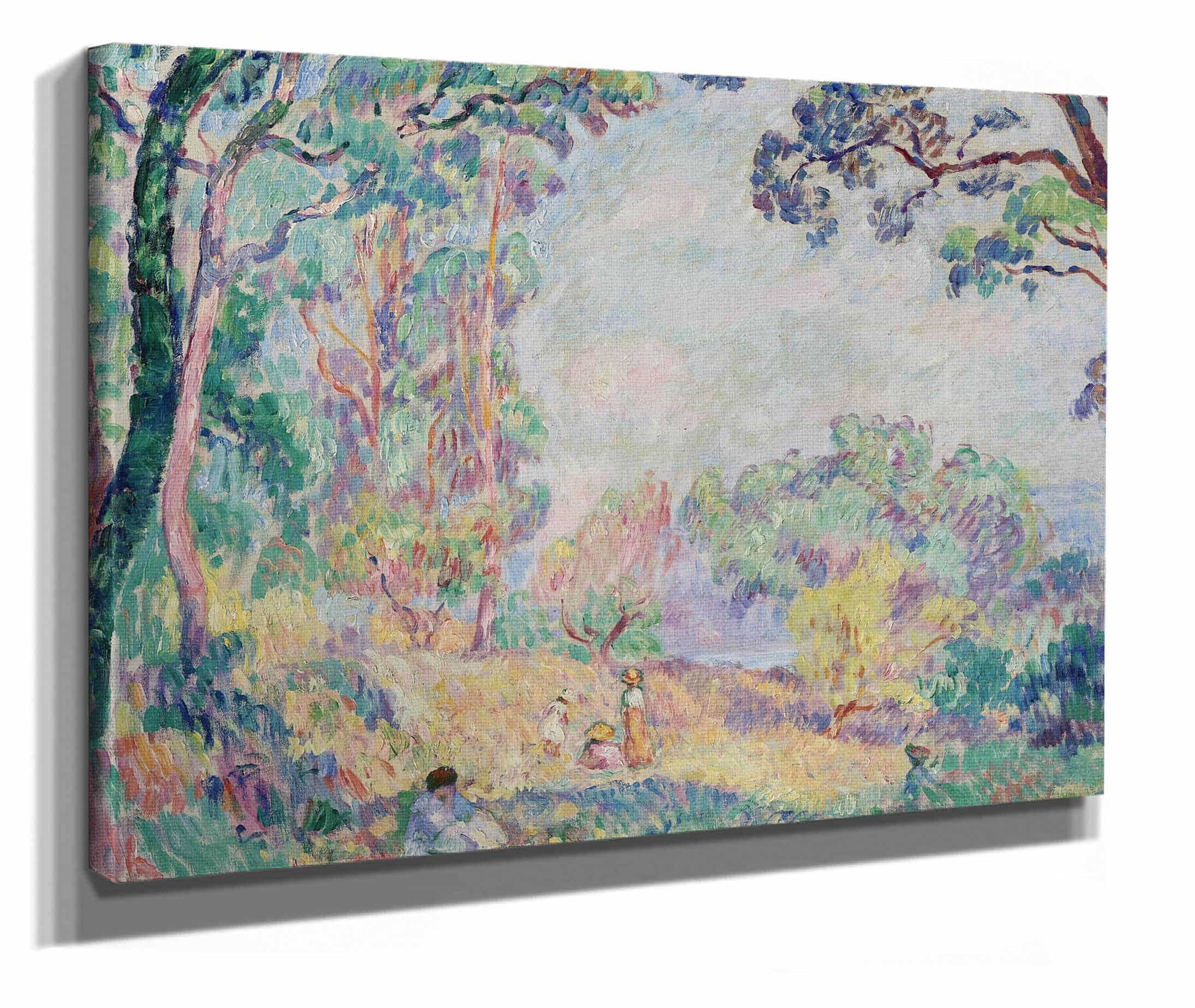 Jeunes Femmes Et Fillettes Dans Un Paysage by Henri Lebasque