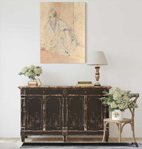 Jewish Woman Of Algiers Seated On The Ground by Theodore Chasseriau