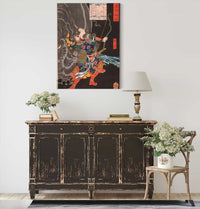 Jiang Wu Shobu And The Elephant by Tsukioka Yoshitoshi