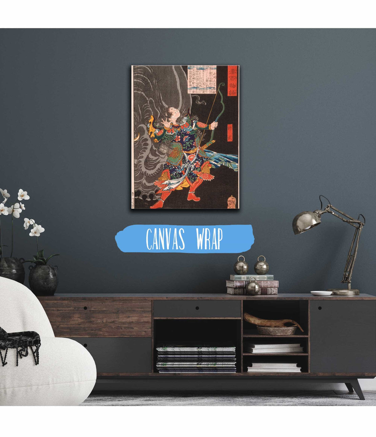 Jiang Wu Shobu And The Elephant by Tsukioka Yoshitoshi