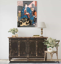 Jiraiya Riding A Frog by Tsukioka Yoshitoshi