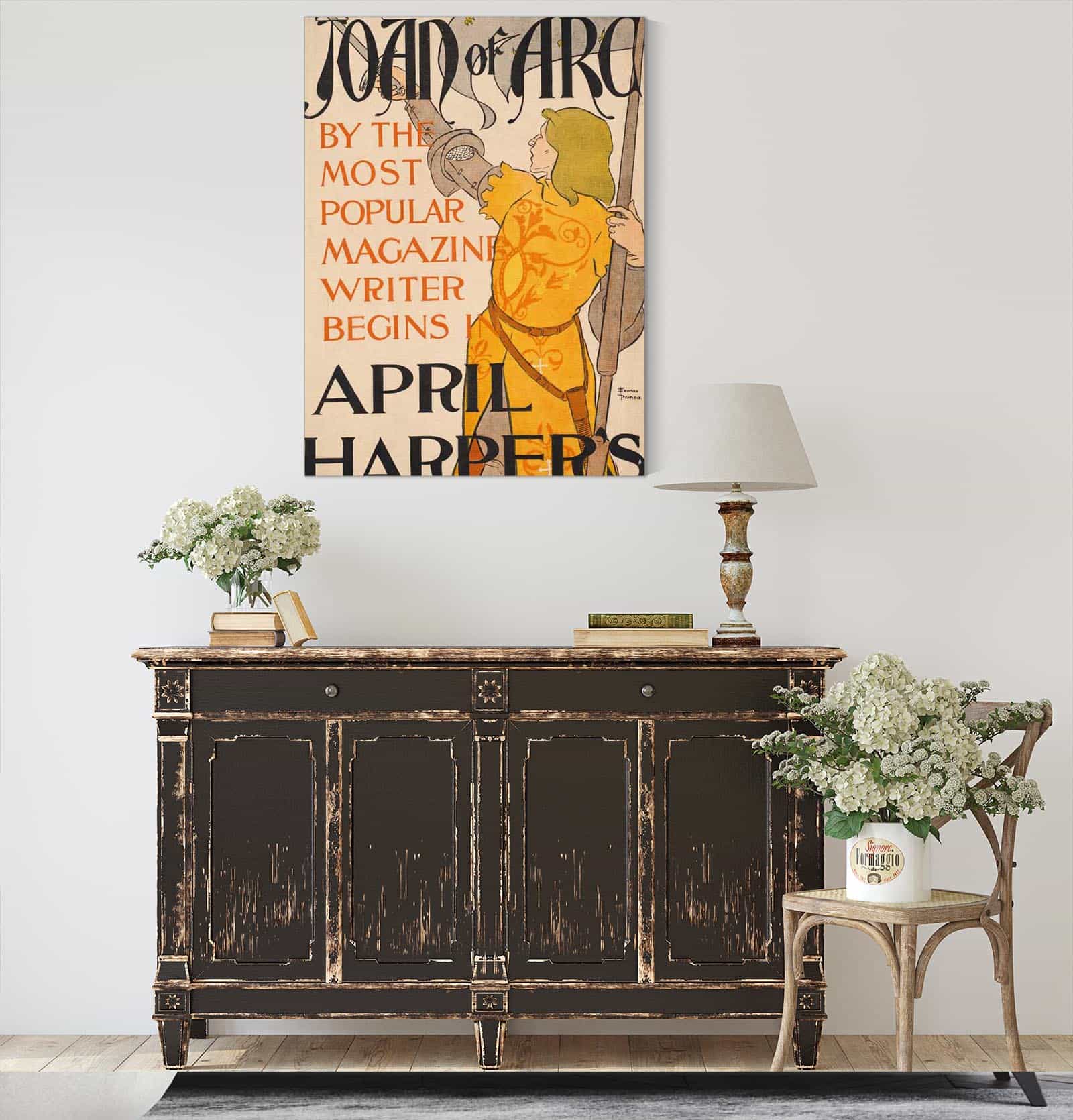 Joan Of Arc April Harpers by Edward Penfield
