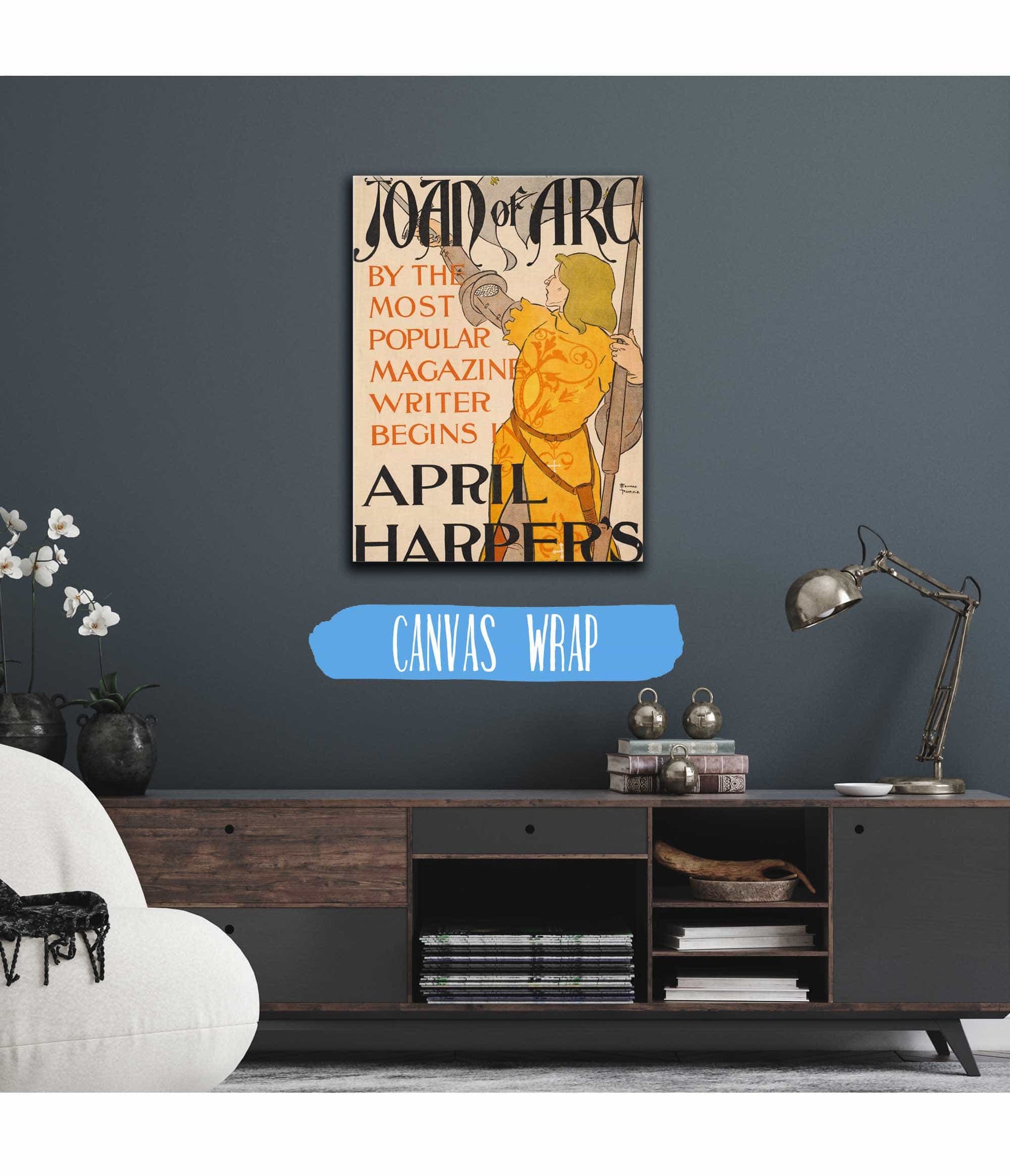 Joan Of Arc April Harpers by Edward Penfield