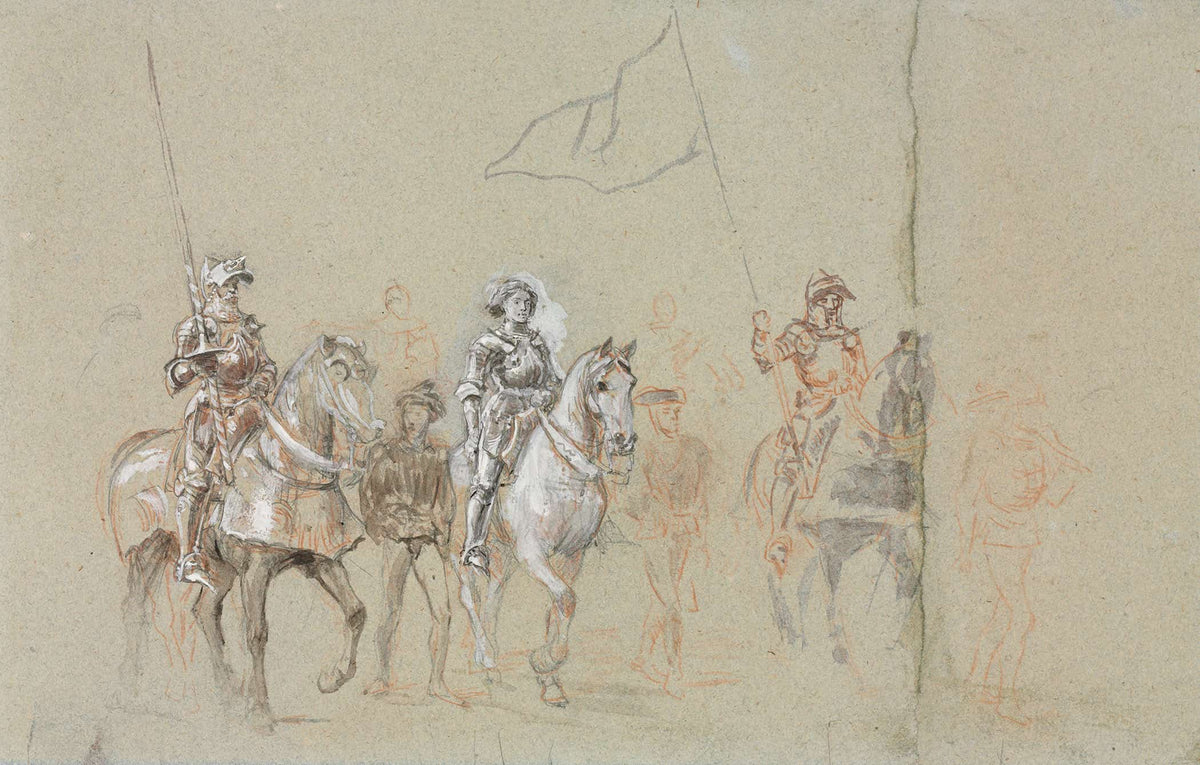 Joan Of Arc by Ernest Meissonier