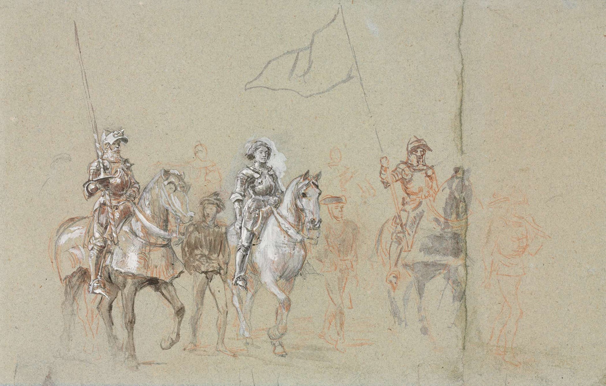 Joan Of Arc by Ernest Meissonier