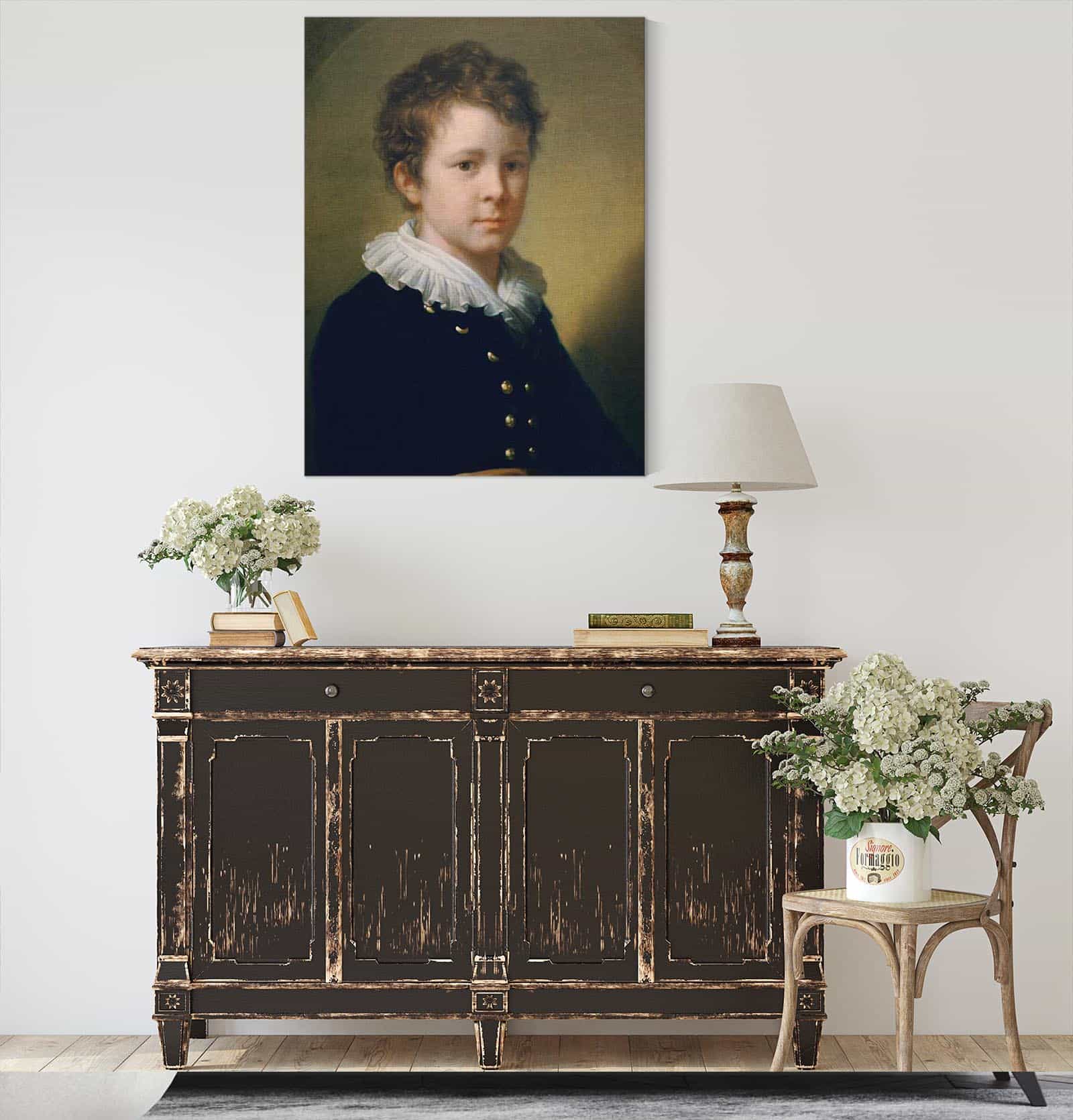 Johann Baptist Lampi Ein Enkel Des Kunstlers by Johann Baptist Von Lampi The Elder