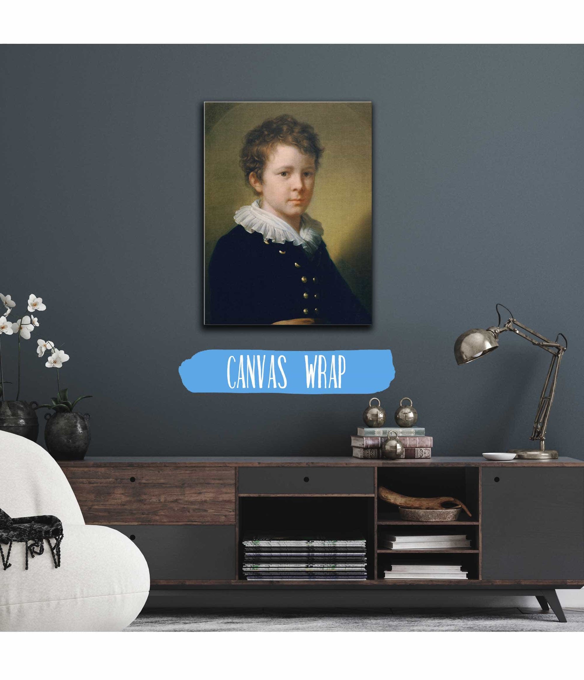 Johann Baptist Lampi Ein Enkel Des Kunstlers by Johann Baptist Von Lampi The Elder