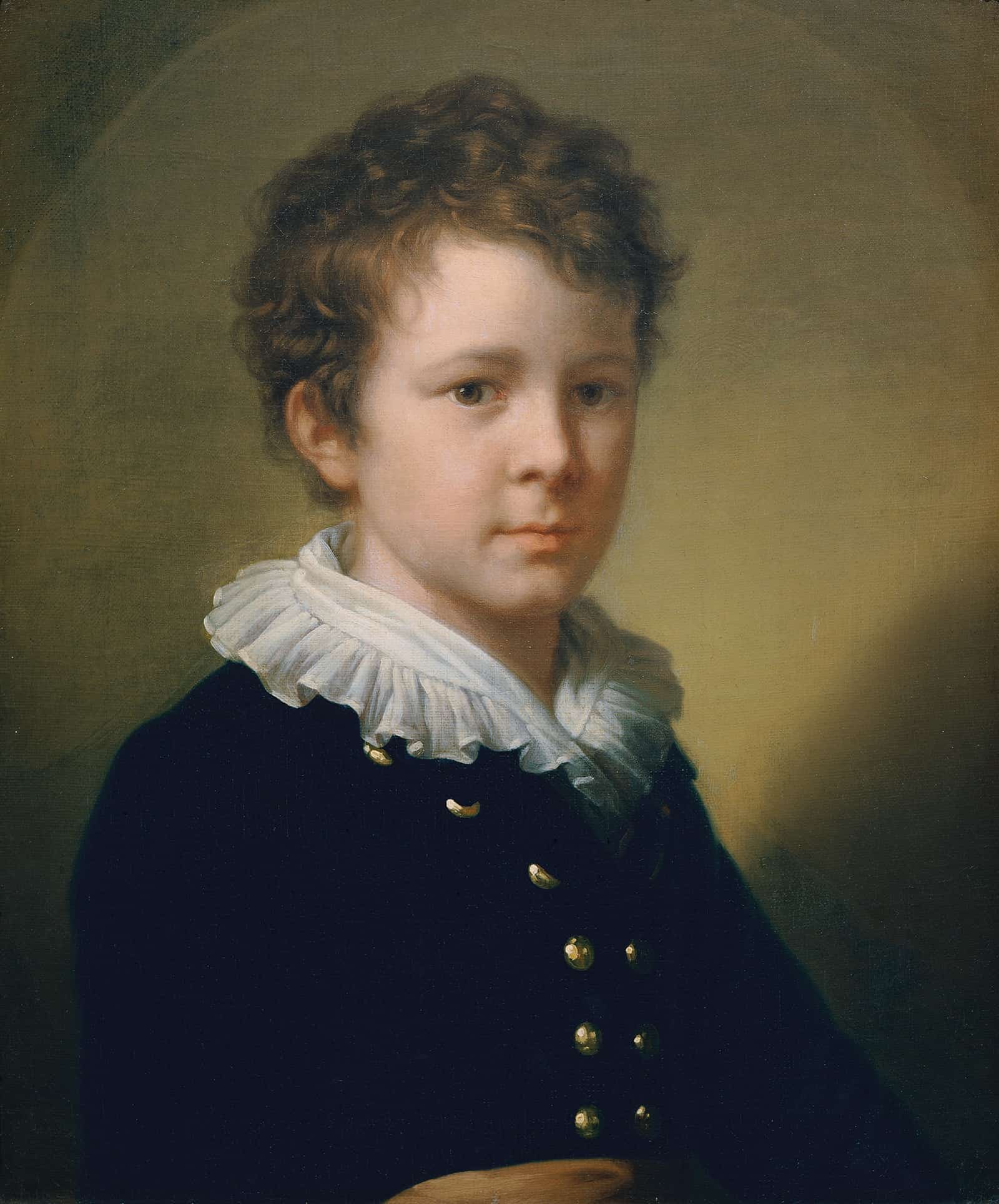 Johann Baptist Lampi Ein Enkel Des Kunstlers by Johann Baptist Von Lampi The Elder