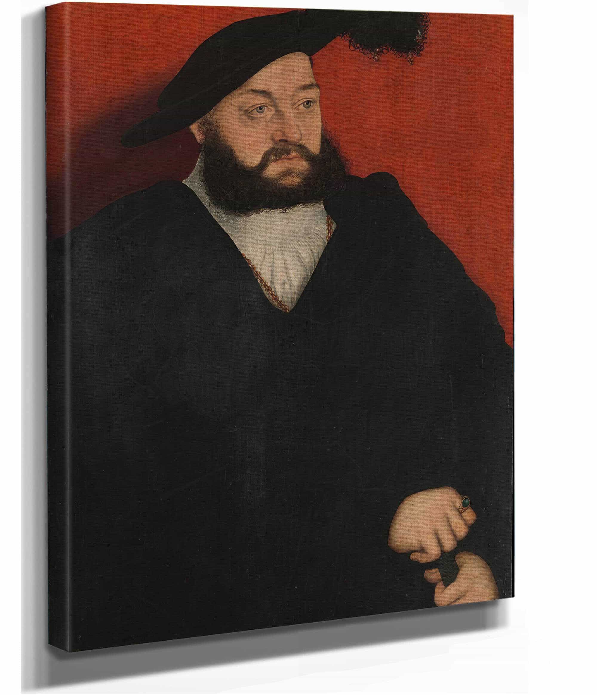 Johann   Duke Of Saxony   by Lucas Cranach The Elder