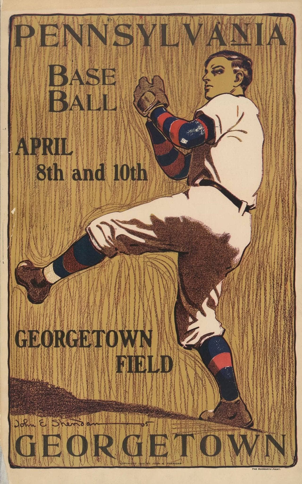 John E Sheridan Pennsylvania Georgetown Baseball