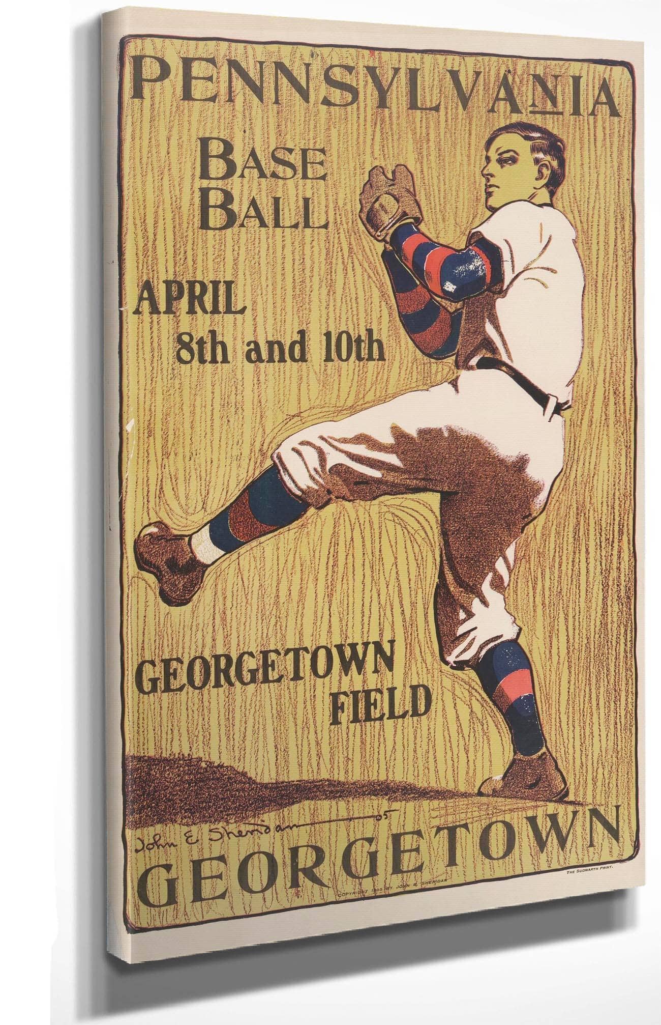 John E Sheridan Pennsylvania Georgetown Baseball