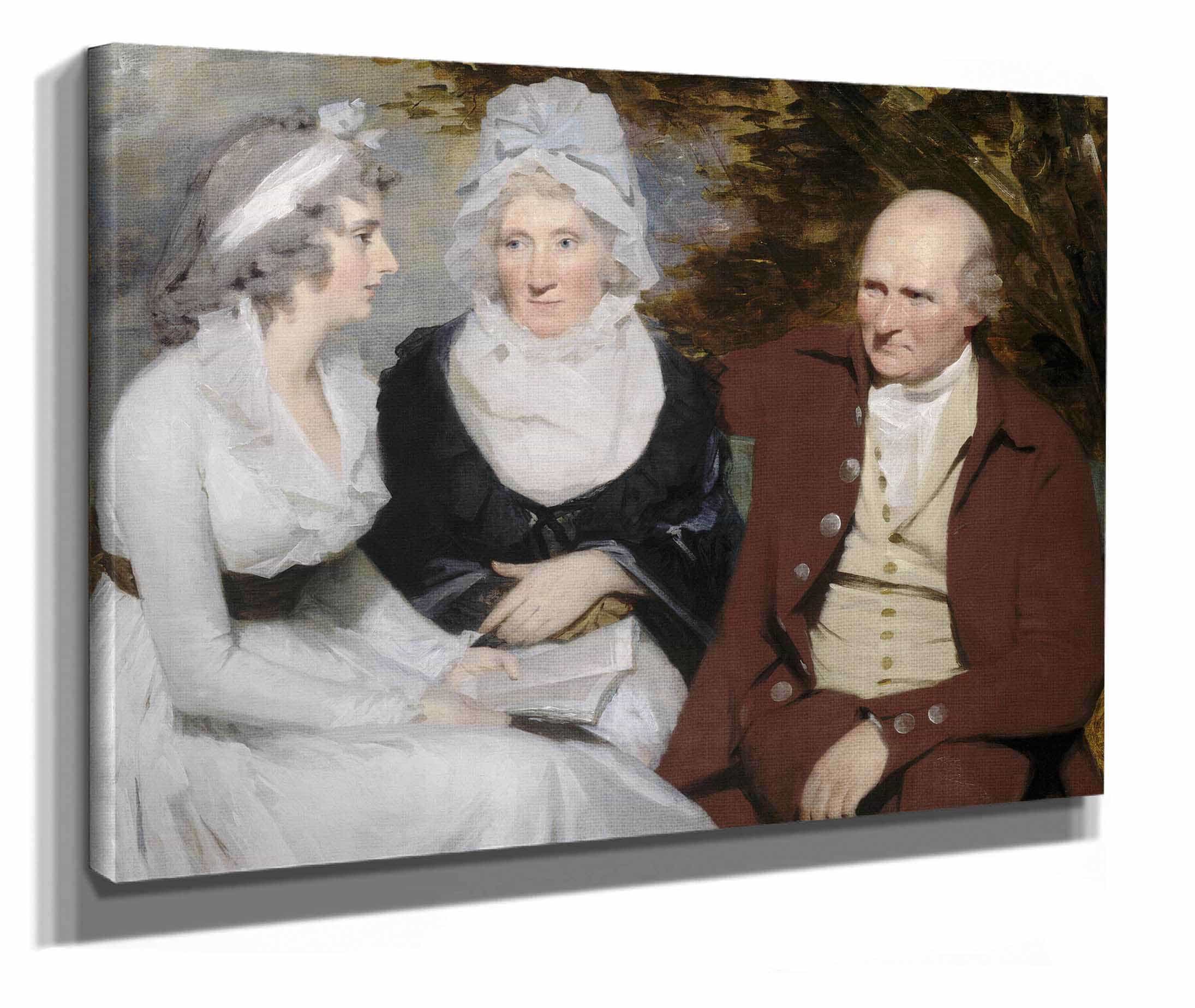 John Johnstone Betty Johnstone And Miss Wedderburn by Sir Henry Raeburn