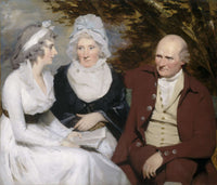 John Johnstone Betty Johnstone And Miss Wedderburn by Sir Henry Raeburn