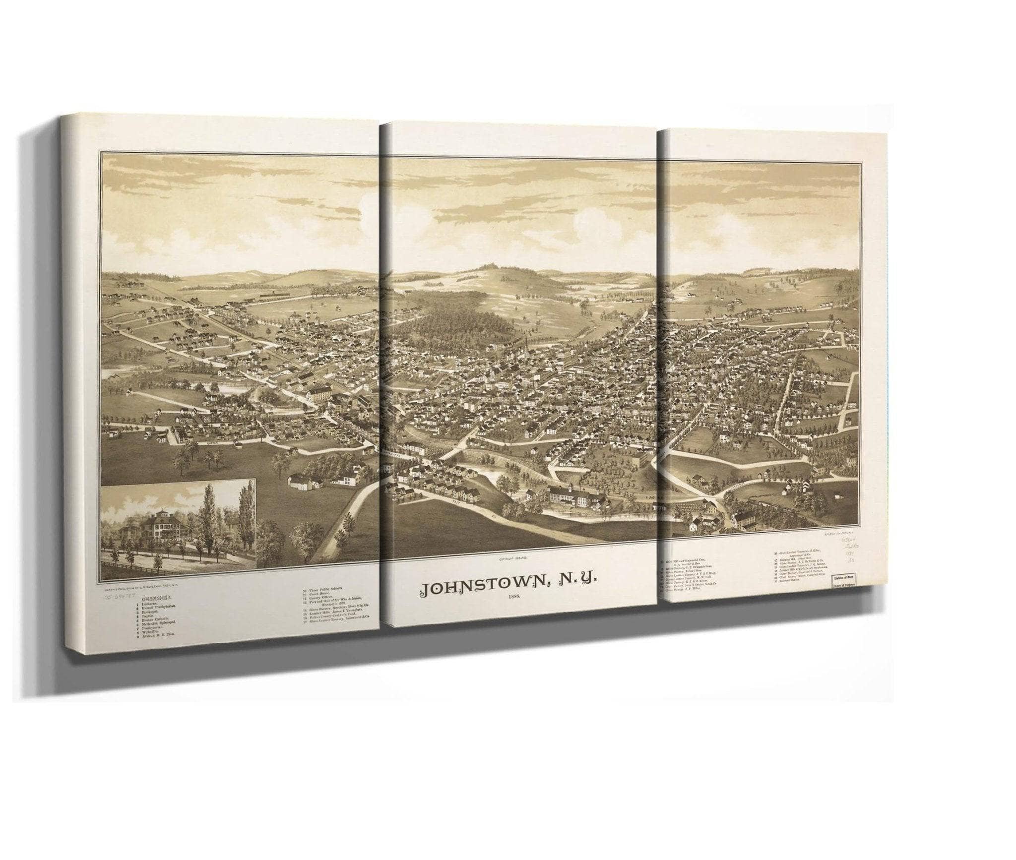 Johnstown Ny 1888  State Of New York