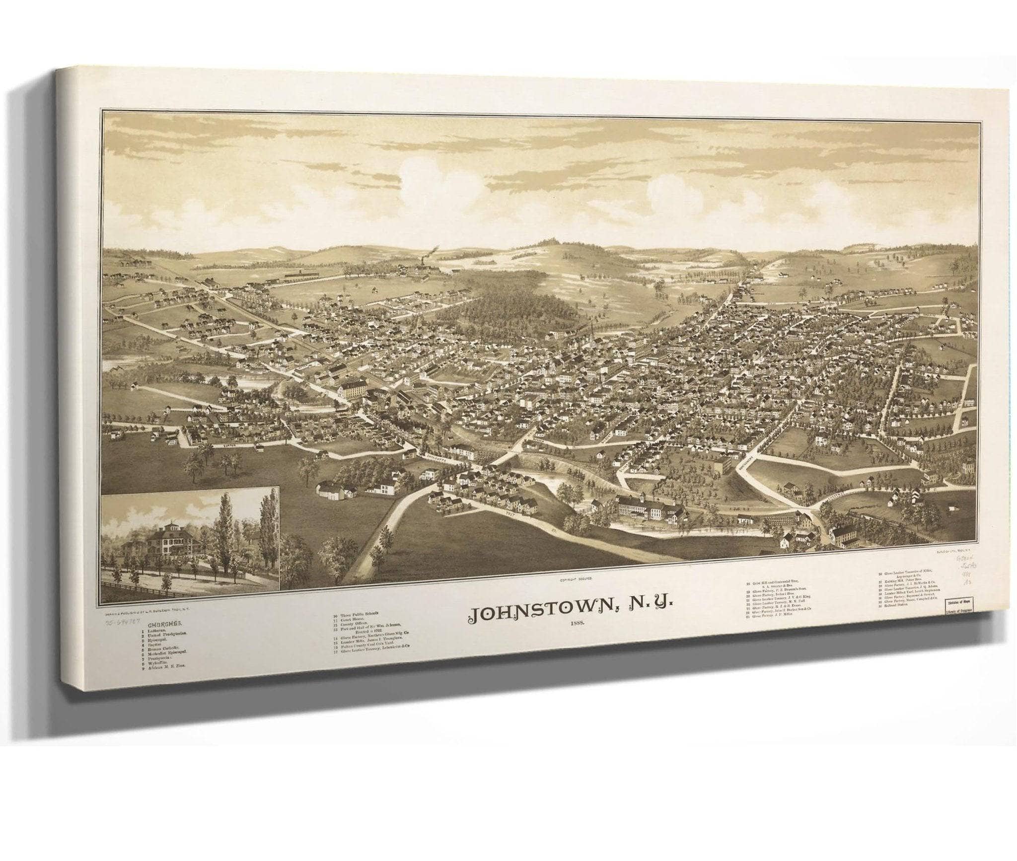 Johnstown Ny 1888  State Of New York