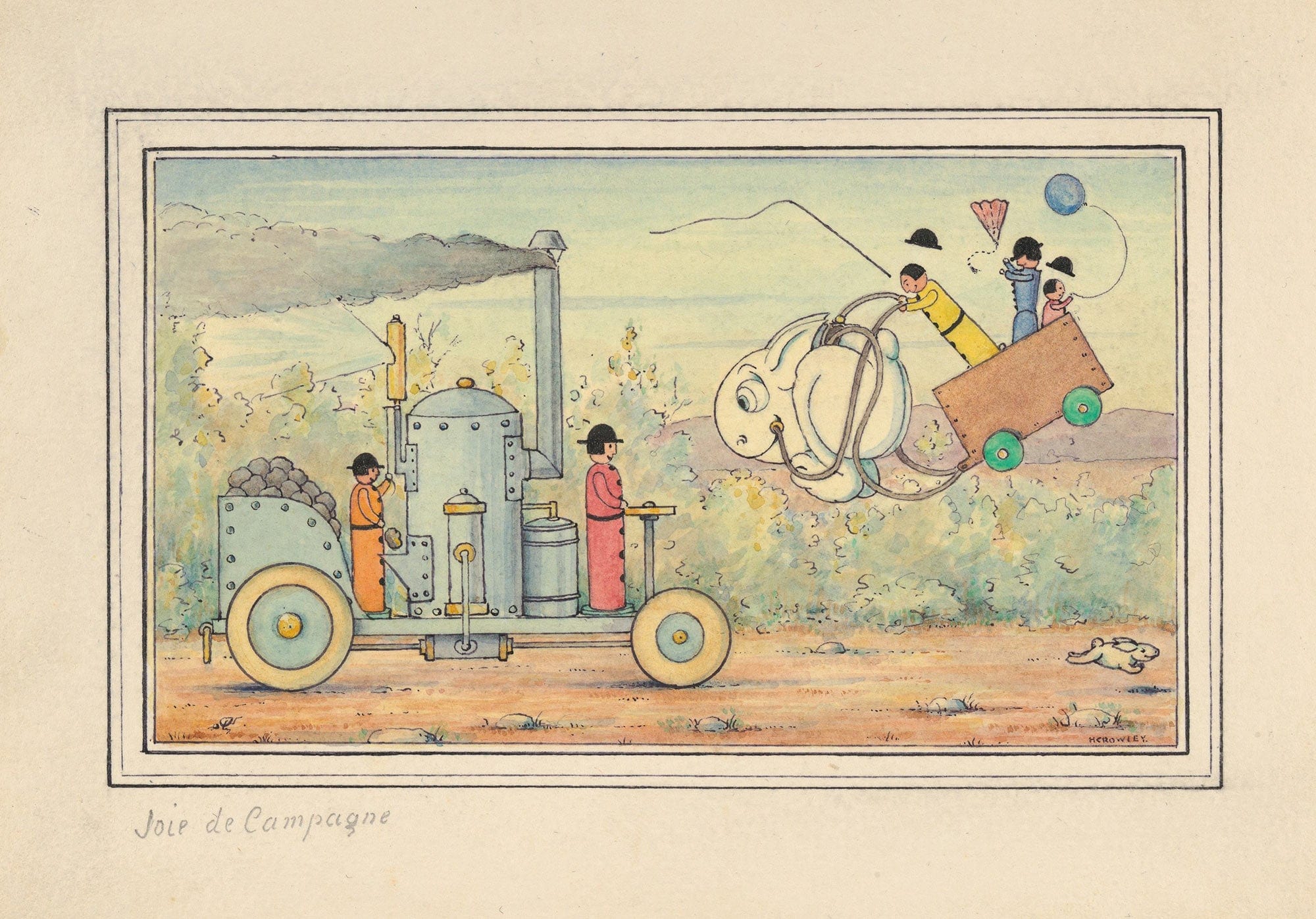 Joie De Campagne Pleasures Of The Countryside by Herbert Crowley