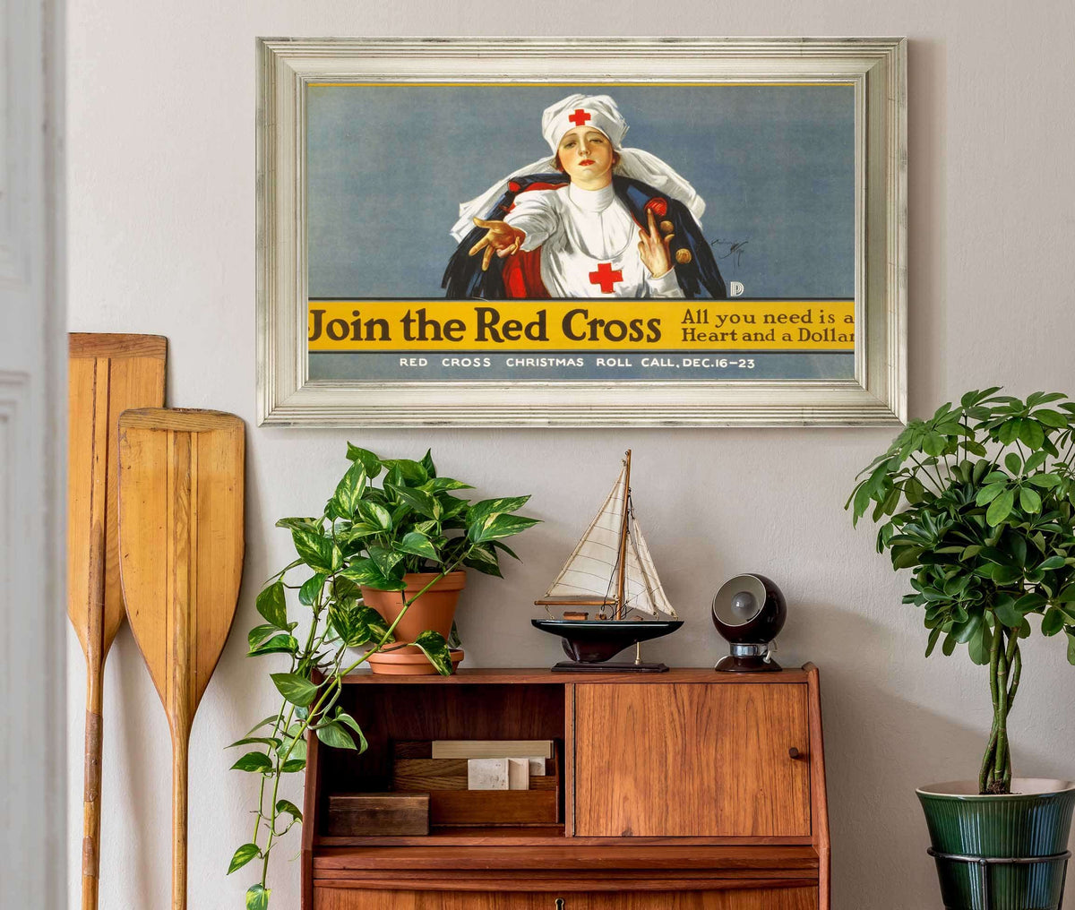Join The Red Cross All You Need Is A Heart And A Dollar by Harrison Fisher