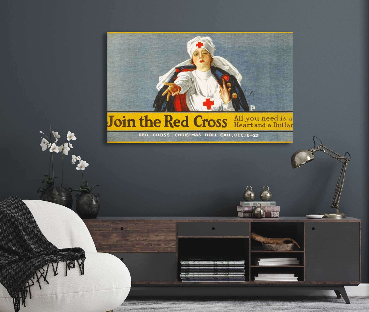 Join The Red Cross All You Need Is A Heart And A Dollar by Harrison Fisher