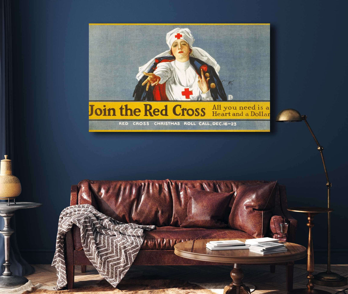 Join The Red Cross All You Need Is A Heart And A Dollar by Harrison Fisher