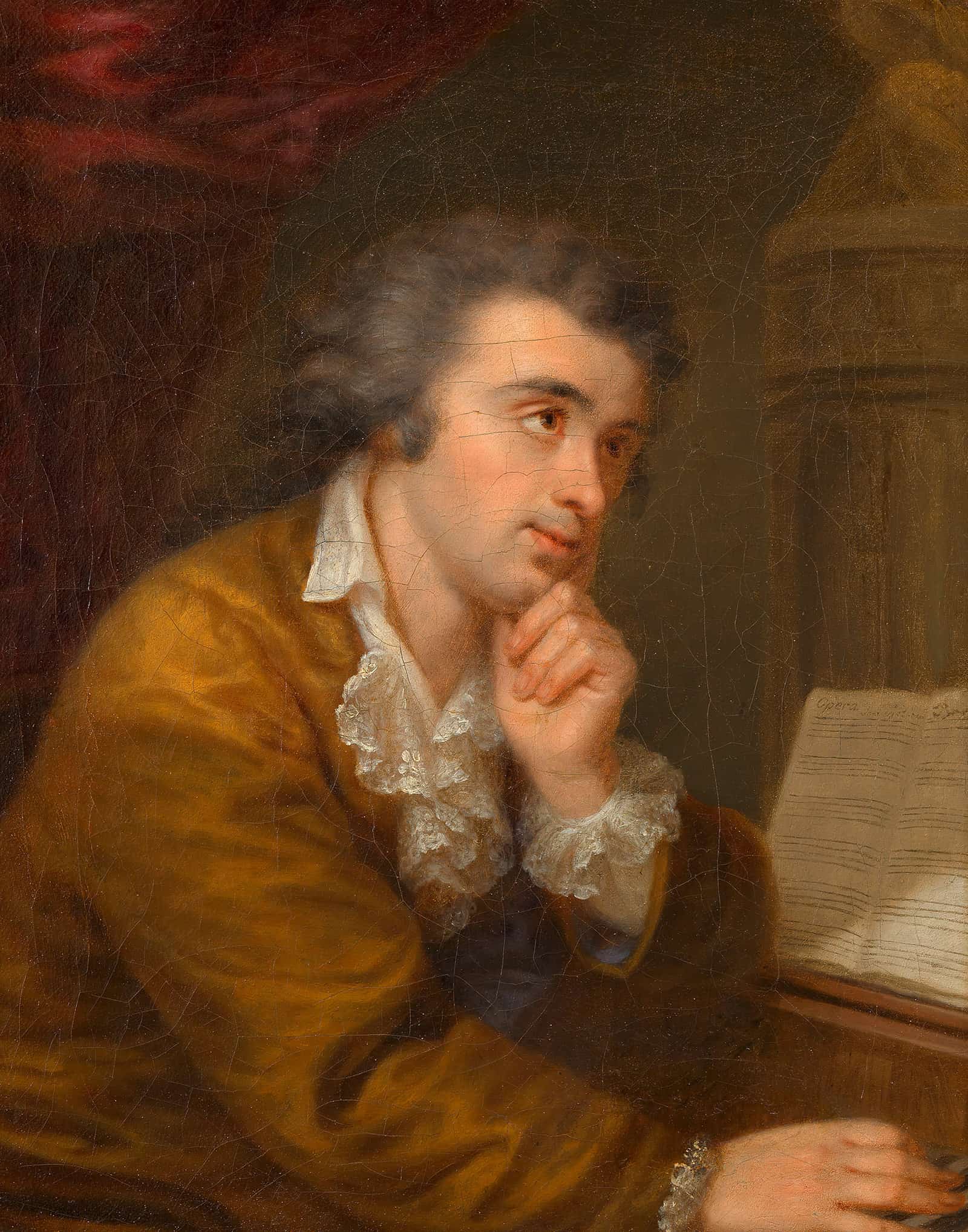 Josef Wolfl Komponist Und Pianist Around by Johann Baptist Von Lampi The Elder