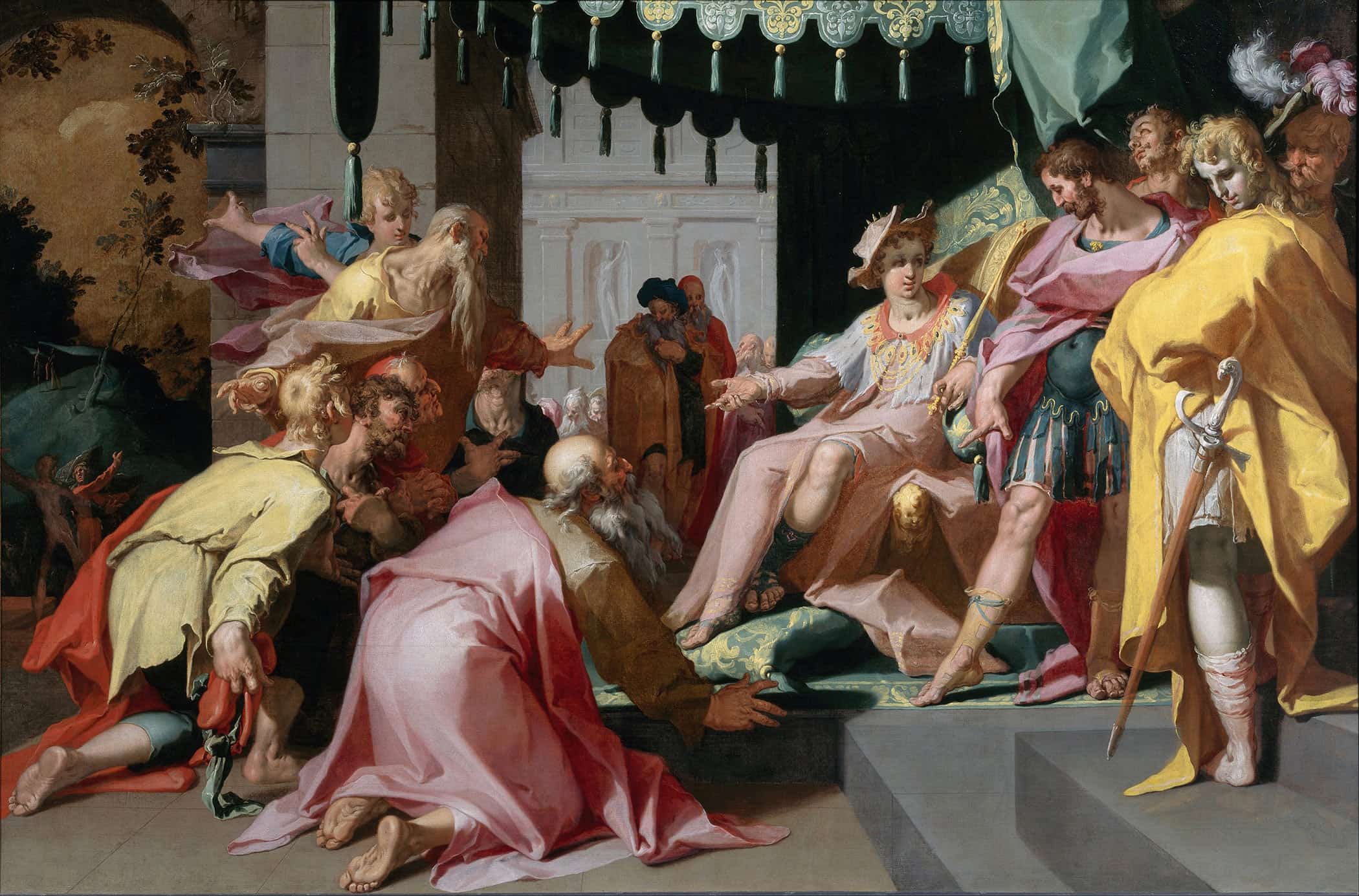 Joseph And His Brothers By Abraham Bloemaert