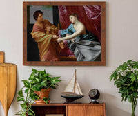 Joseph And Potiphars Wife About by Guido Reni