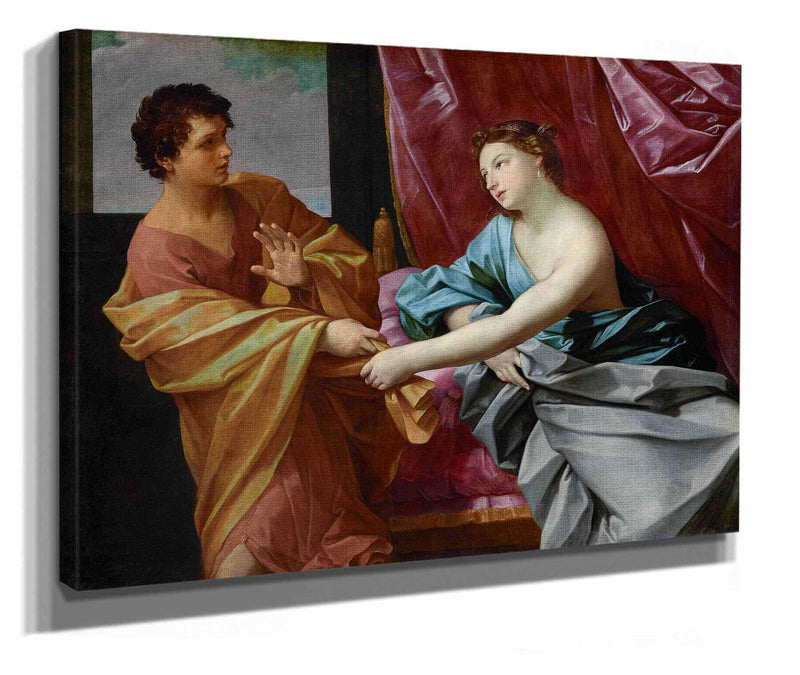 Joseph And Potiphars Wife About by Guido Reni