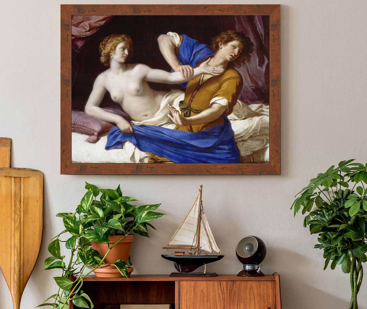 Joseph And Potiphars Wife by Guercino