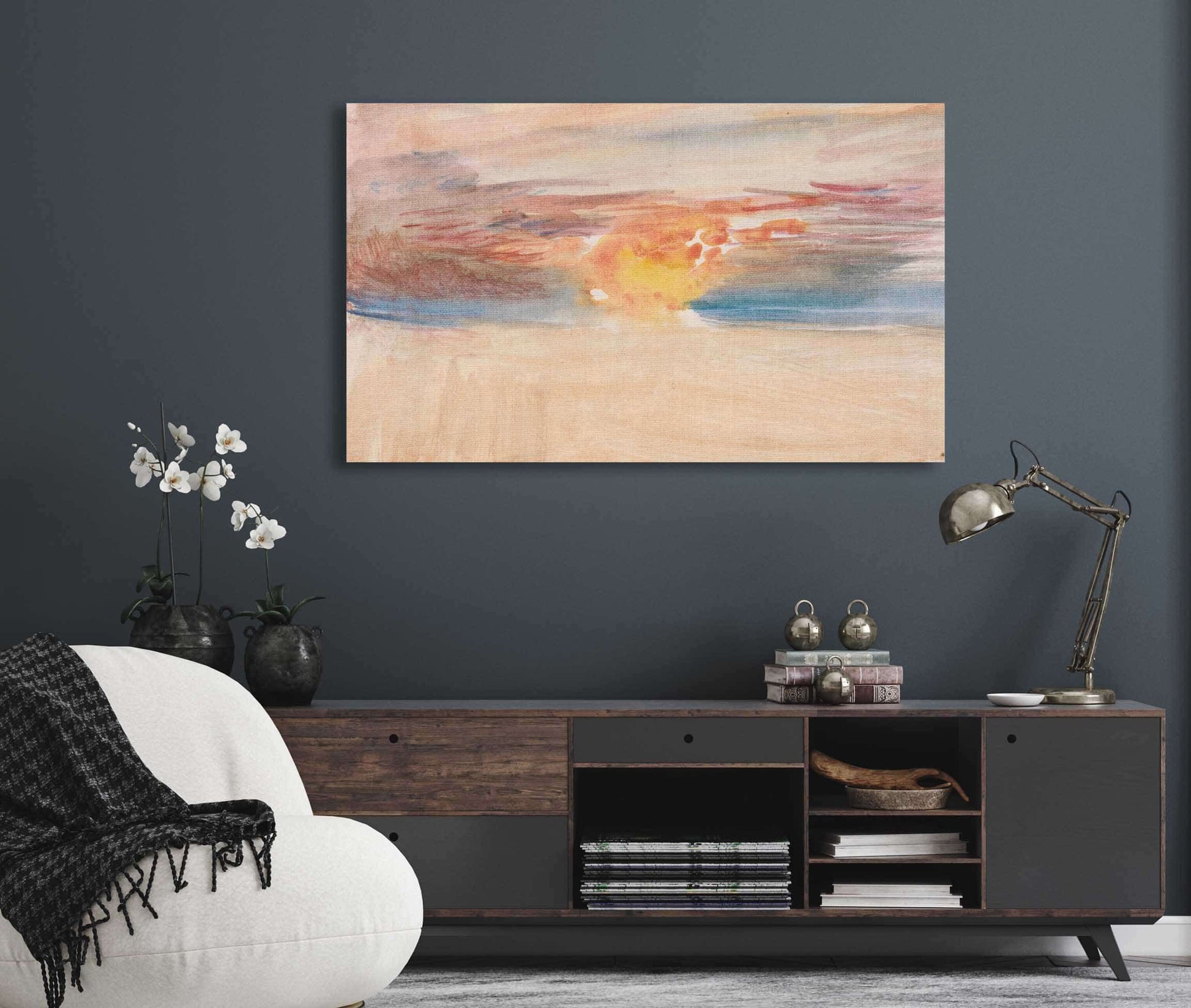 The Channel Sketchbook by Joseph Mallord William Turner Fine Art Print