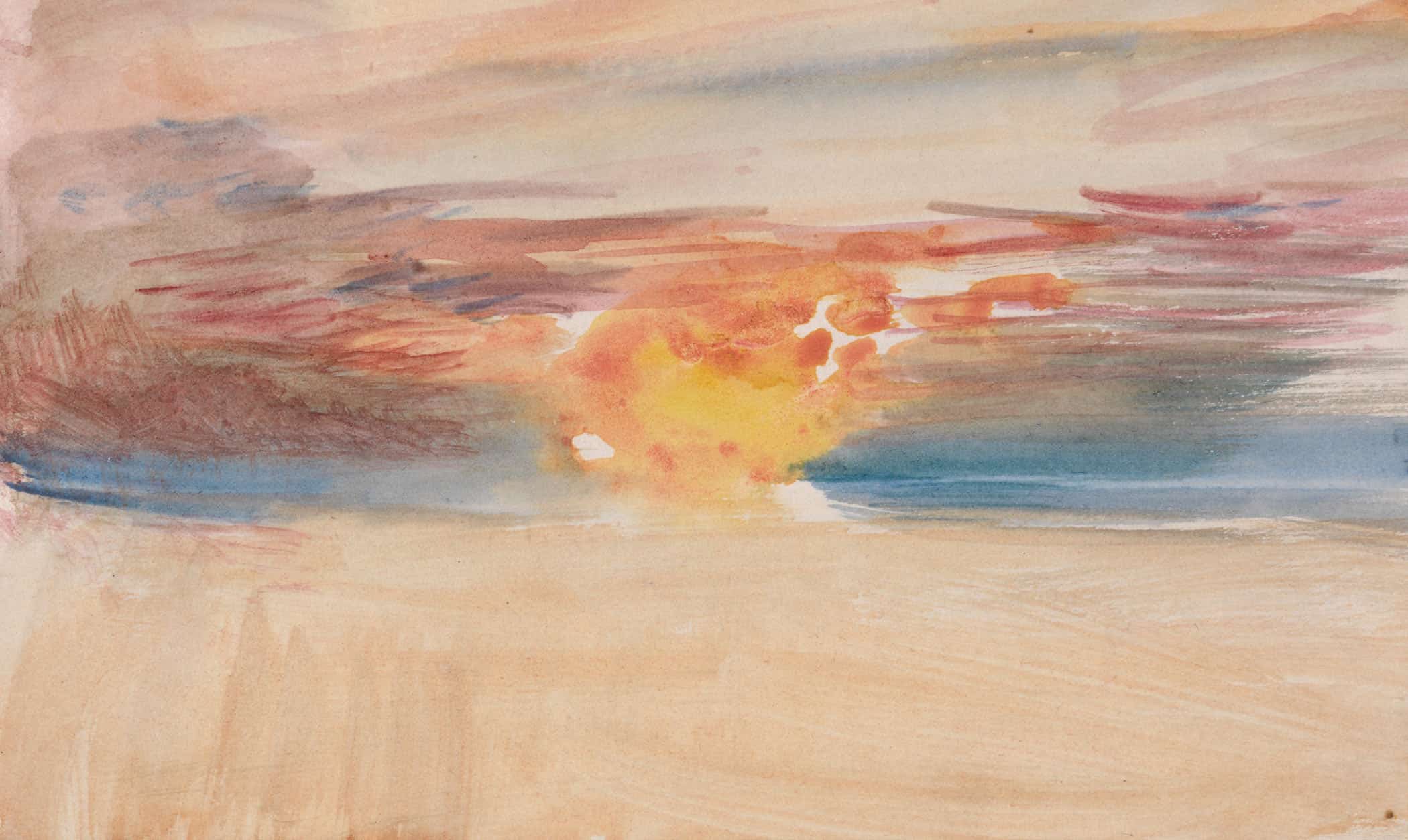 The Channel Sketchbook by Joseph Mallord William Turner Fine Art Print